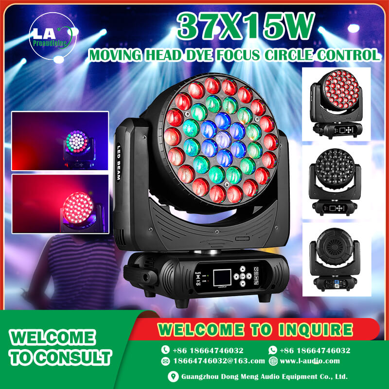 37x15W Moving Head Dye Focus Circle Control