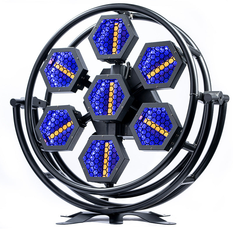 Seven Retro Stage Lights